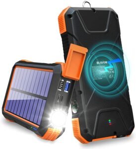 BLAVOR PN-W12 18W Solar Phone Charger 20,000mAh