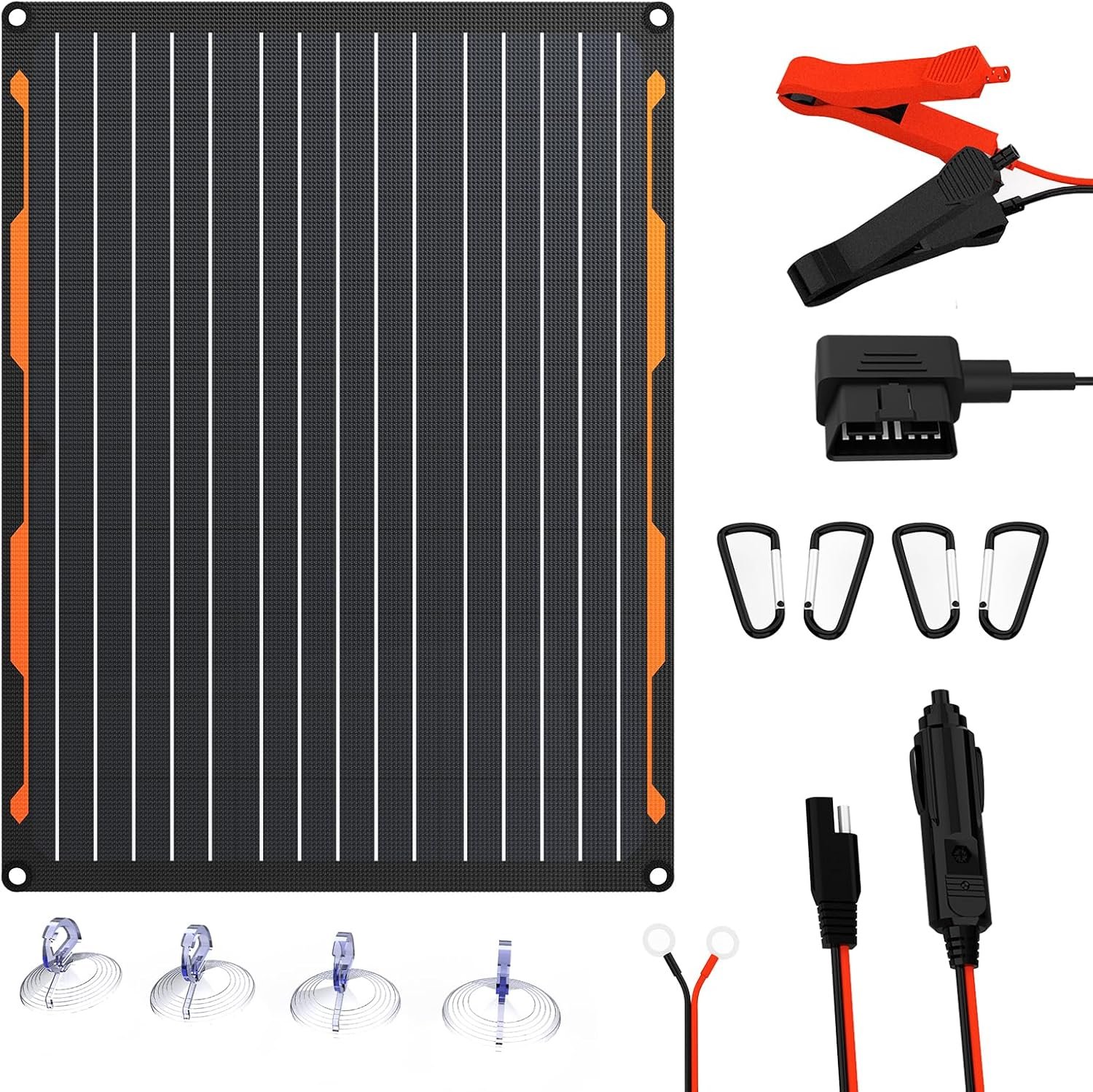 FlexSolar 20W Solar Battery Charger & Maintainer