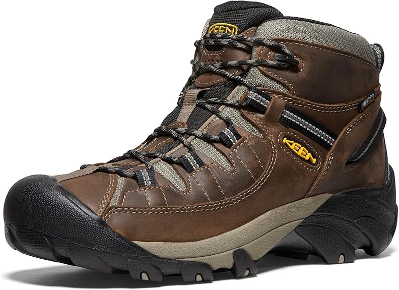 KEEN Men’s Targhee 2 Mid Waterproof Hiking Boots