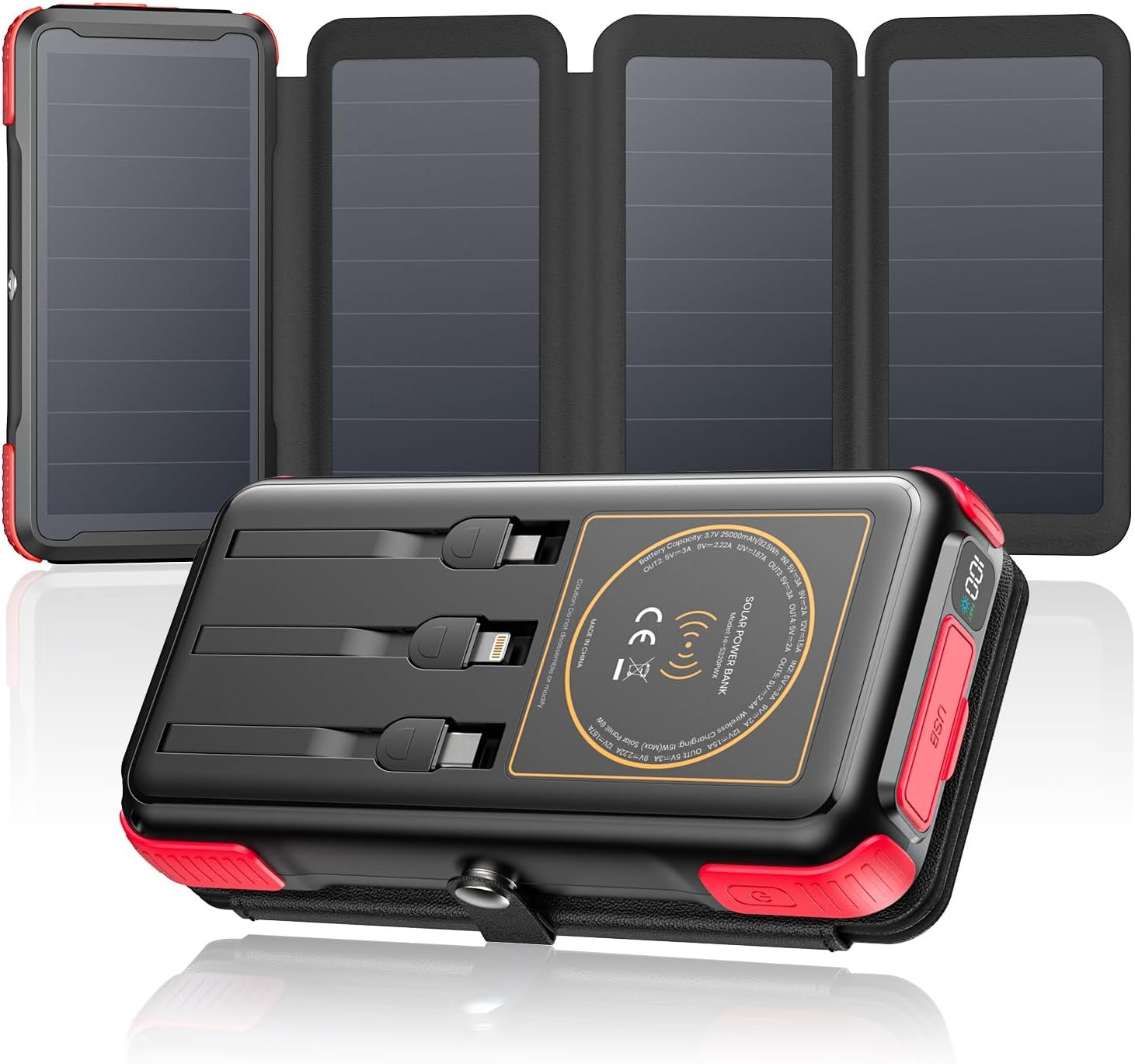 SOARAISE 25,000mAh 20W Solar Power Bank