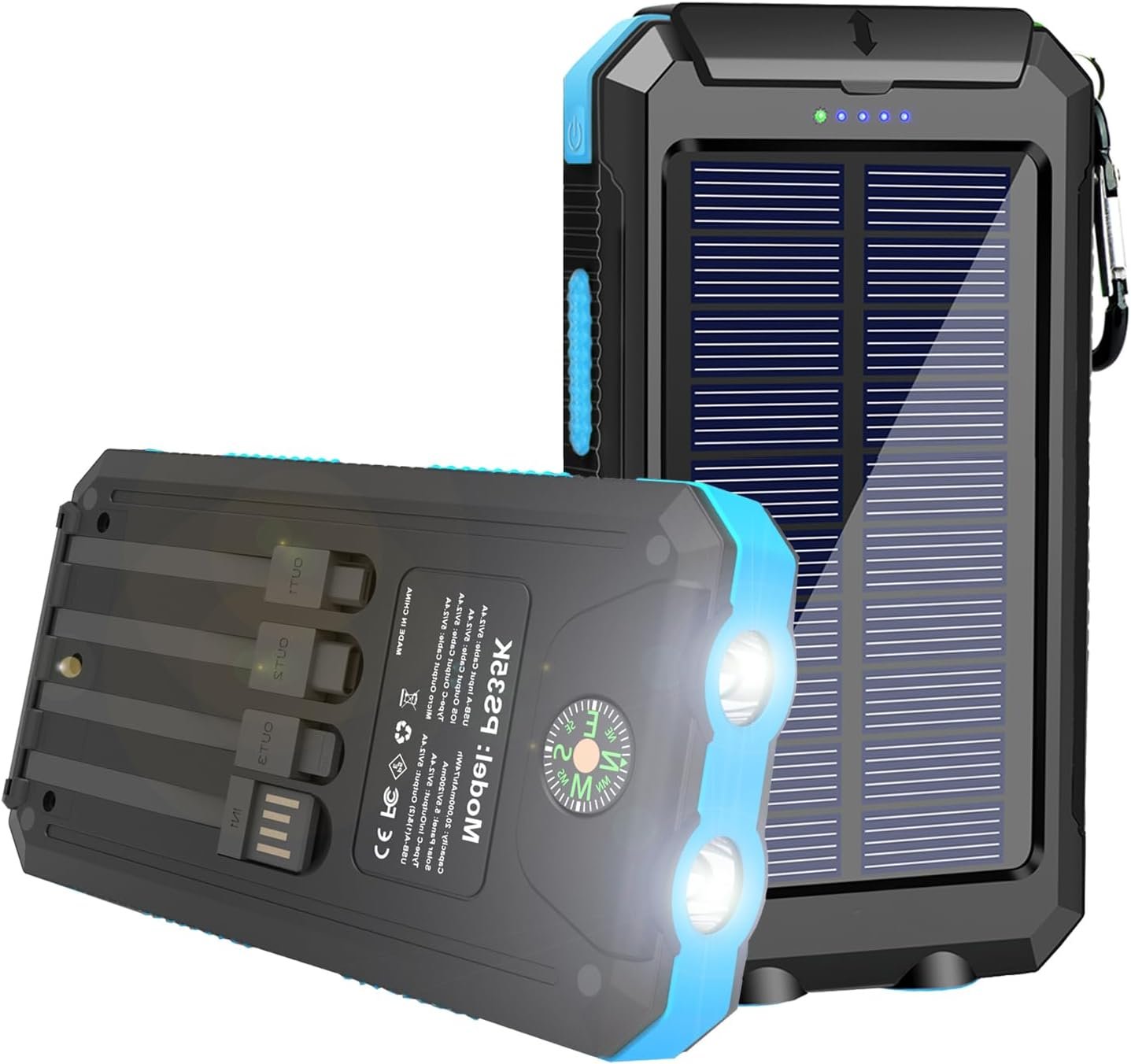 YELOMIN 20,000mAh Solar Power Bank