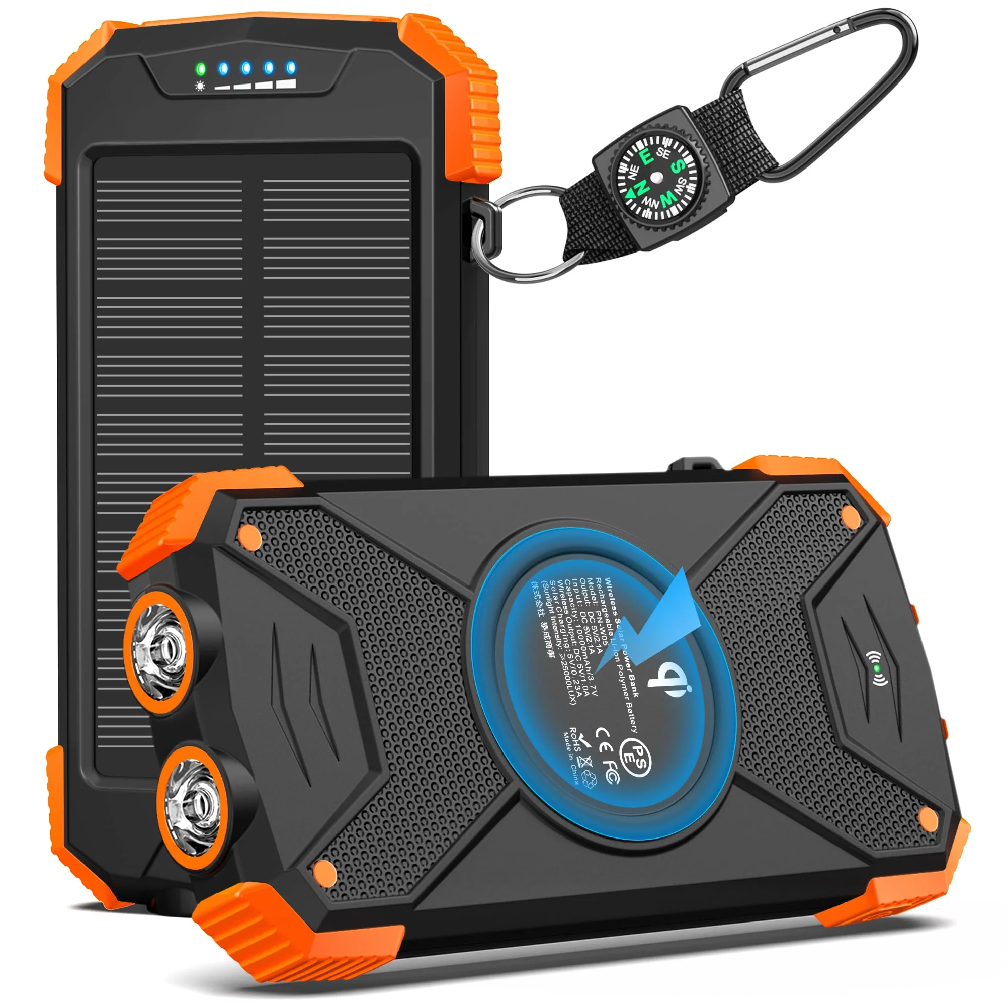 Blavor 10,000mAh Solar Power Bank
