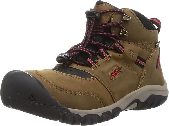 KEEN Unisex-Child Ridge Flex Mid Height Waterproof Leather
