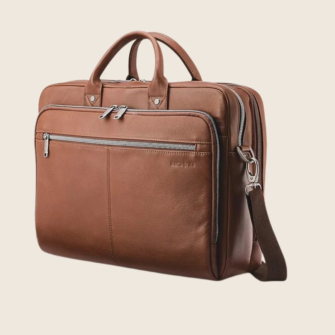 Samsonite Classic Leather Toploader Briefcase Samsonite Classic Leather Toploader Briefcase