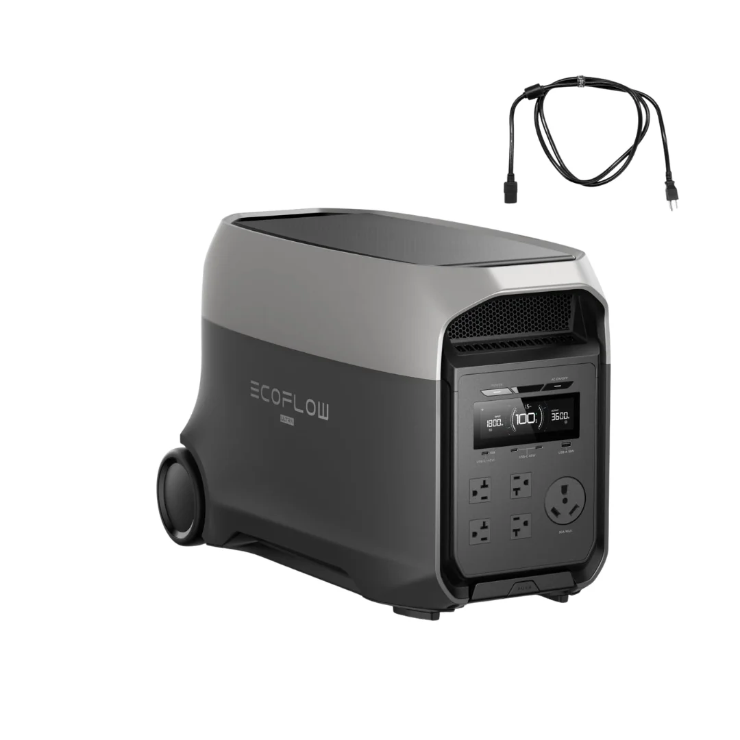 EF ECOFLOW DELTA 3 Ultra Portable Power Station best overall 3000w solar generator